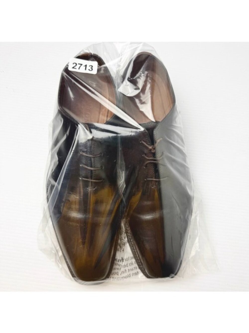 BONTONI De La Ville lace-up brown shoes 13 - Picture 11 of 12